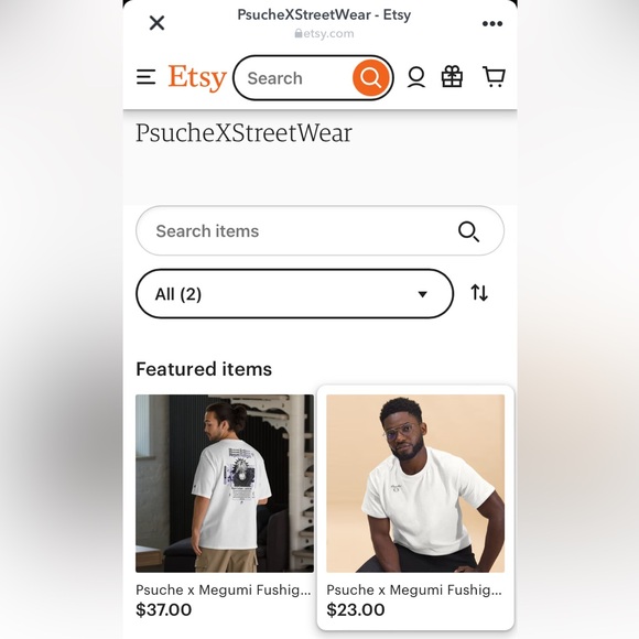 Jujitsu Kaisen x Champion T-Shirt Custom Sizes Range / small - 2xl - Picture 3 of 3